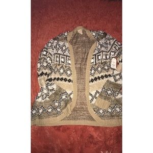 Multi colored cardigan